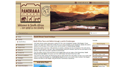 Desktop Screenshot of panoramatours.co.za